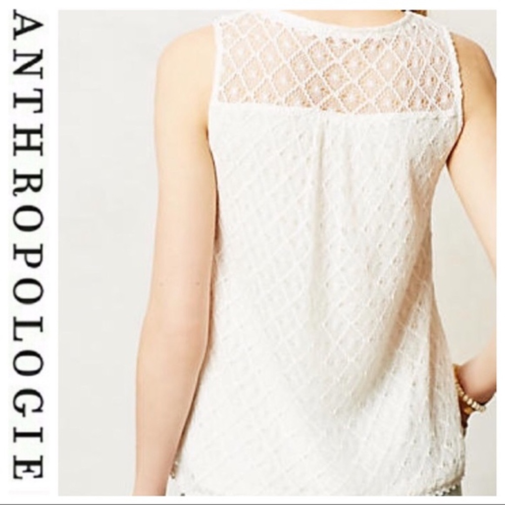 ANTHROPOLOGIE Akemi + Kin Embroidered Tank - Picture 2 of 6
